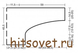 Выкройка джемпера.
