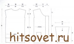 Выкройка красивого жакета.