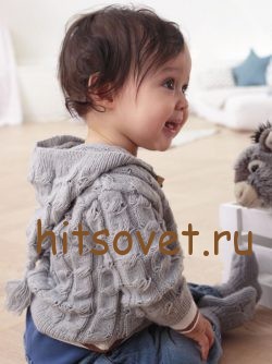 Вязаный комплект для малыша с описанием, фото 2.