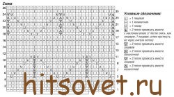 Вязаный топ на лето, схема.