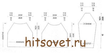 Летний джемпер женский, выкройка.