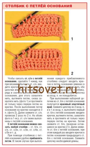 Столбик с петлей основания.
