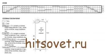 Безрукавка женская спицами схемы