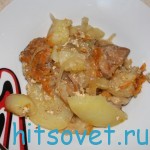 Мясо с грибами Мясо с грибами