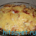 Мясо по-французски с грибами Мясо по-французски с грибами