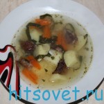 Суп с имбирем