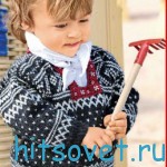Норвежский пуловер для мальчика
