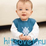 Безрукавка для мальчика спицами
