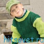 Детский свитер спицами Детский свитер спицами