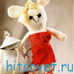 Вязаный зайка