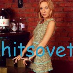 Вязаное мини платье