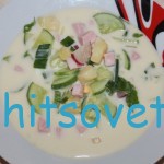 Окрошка на кефире
