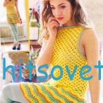 вязание платья крючком