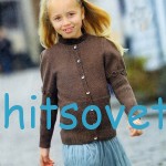 Вязание для девочки жакета