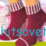 Вязание носков крючком