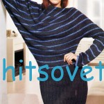 Вязание платья с рукавом летучая мышь Вязание платья с рукавом летучая мышь