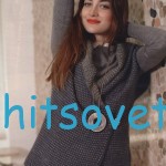 Твидовый вязаный жилет