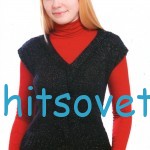 Вязание безрукавки с косами
