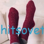 Вязание ажурных носков