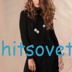Вязание черного платья