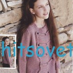 Кардиган для девочки спицами