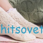 Вязание ажурных носков спицами
