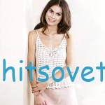 Кружевной топ крючком