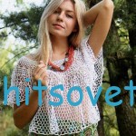 Ажурная накидка крючком