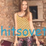 Топ крючком из ленточной пряжи