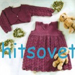 Вязание для девочки платья и болеро