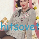 Вязание жакета для женщин с вышивкой