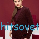 Вязаный жакет с запахом схема