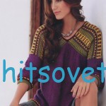 Вязание туники с цветочным узором, фото.