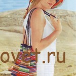 Вязание крючком сумки и шляпы