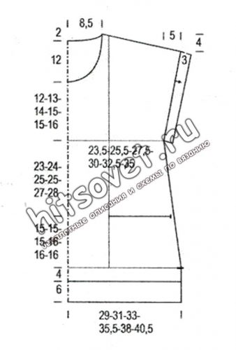 Рисунок для безрукавки