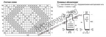 Жаккардовый жакет, схемы.