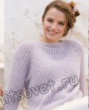 Вязаный джемпер Lavender Puff