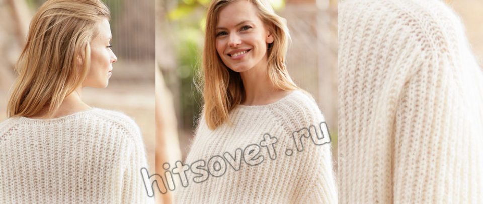 Свободный джемпер английской резинкой Cloud Fluff, фото 2.
