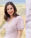 Вязаный жакет с запахом Flower Wish Wrap