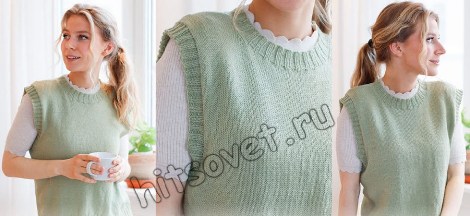 Вязание безрукавки Abby Vest, фото.