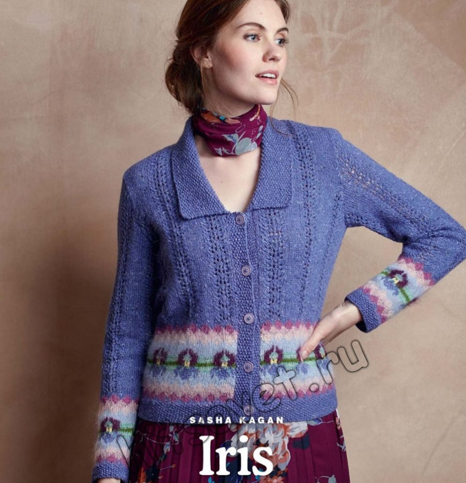Вязание жакета Iris, фото.