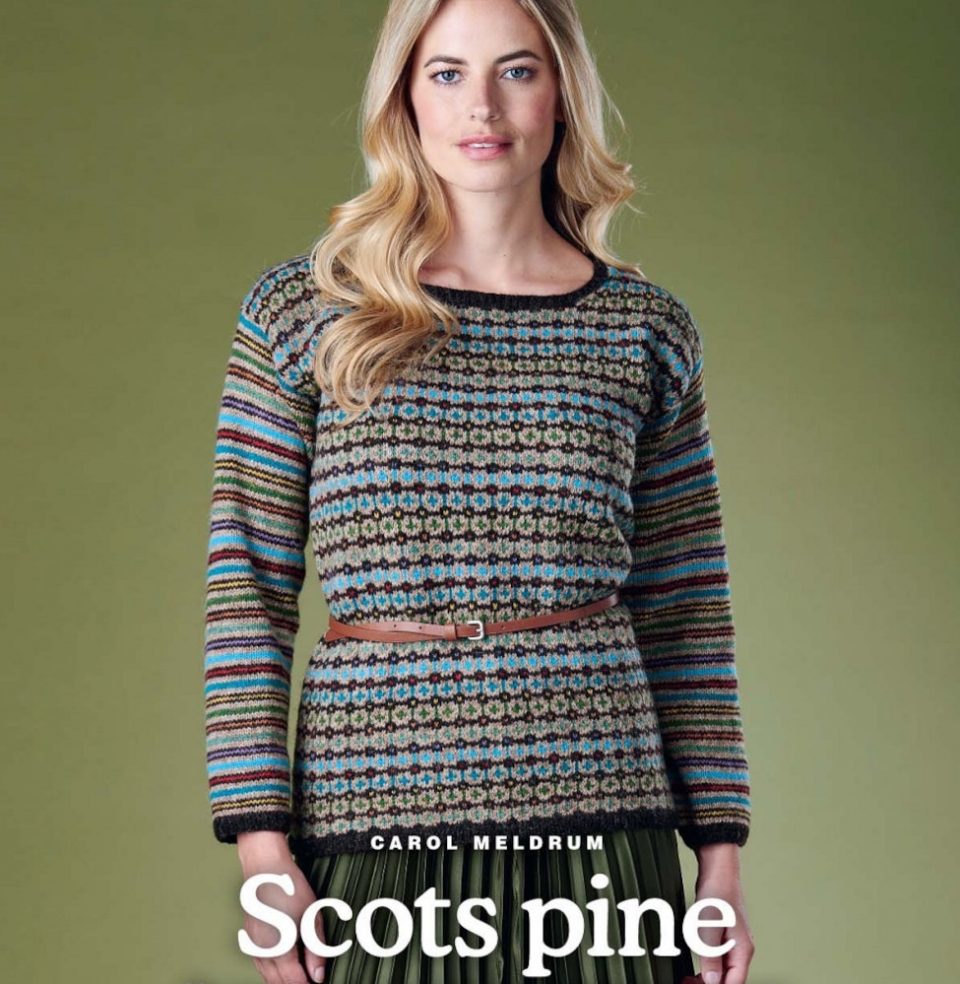 Вязание пуловера Scots pine, фото 1.