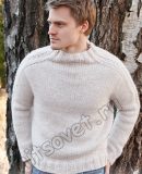 Вязание мужского свитера Frost Light