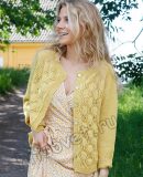 Вязание жакета Queen Bee