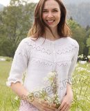 Вязание жакета Mountain Frill