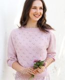 Вязание джемпера Pink Peony Вязание джемпера Pink Peony