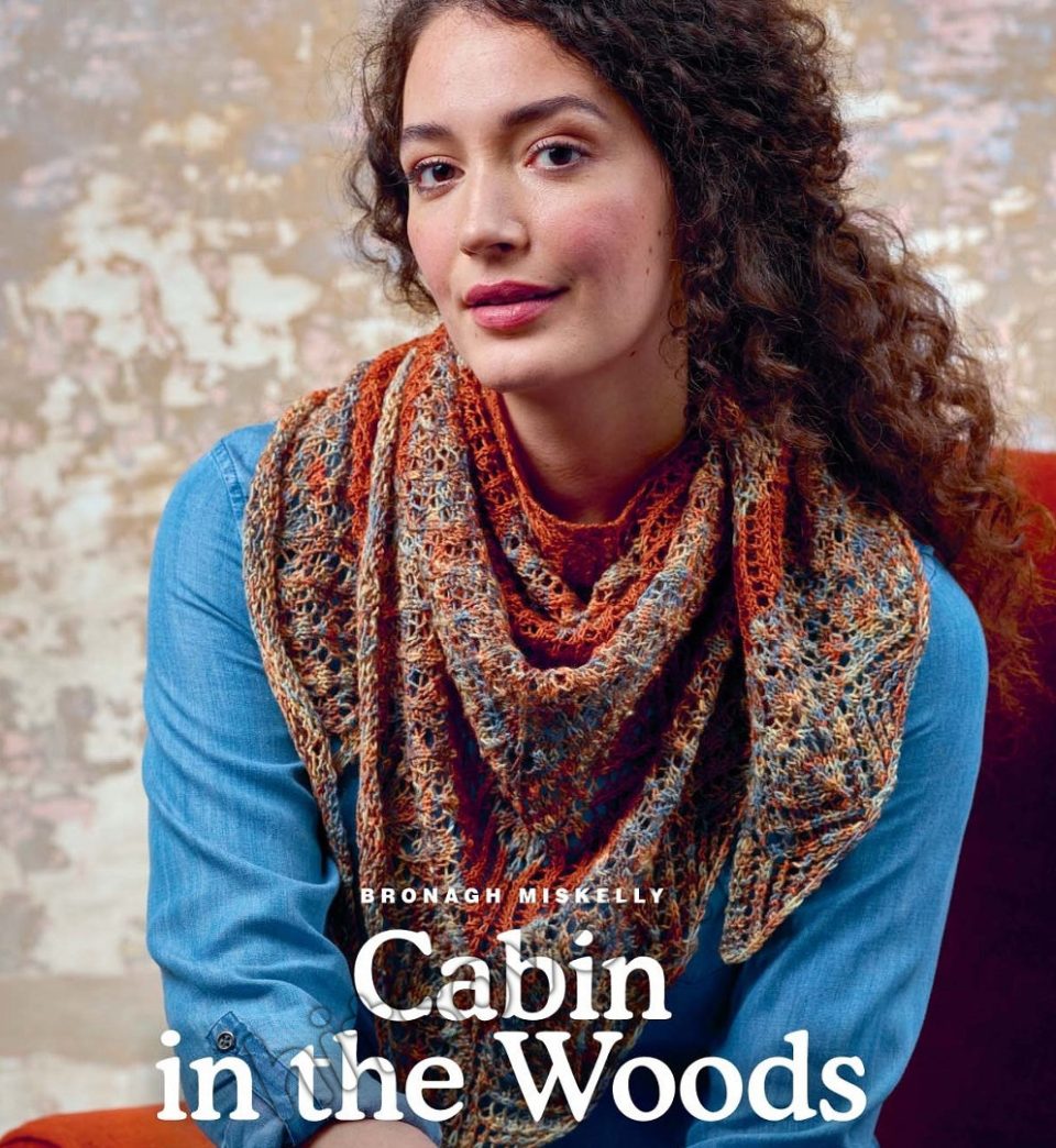 Вязание шали Cabin in the Woods, фото 1.