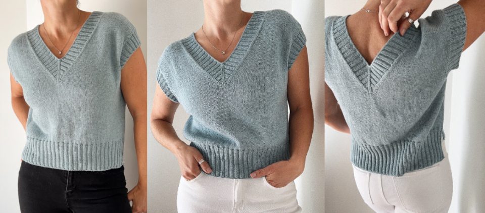 Топ Suri V Neck, фото 2.