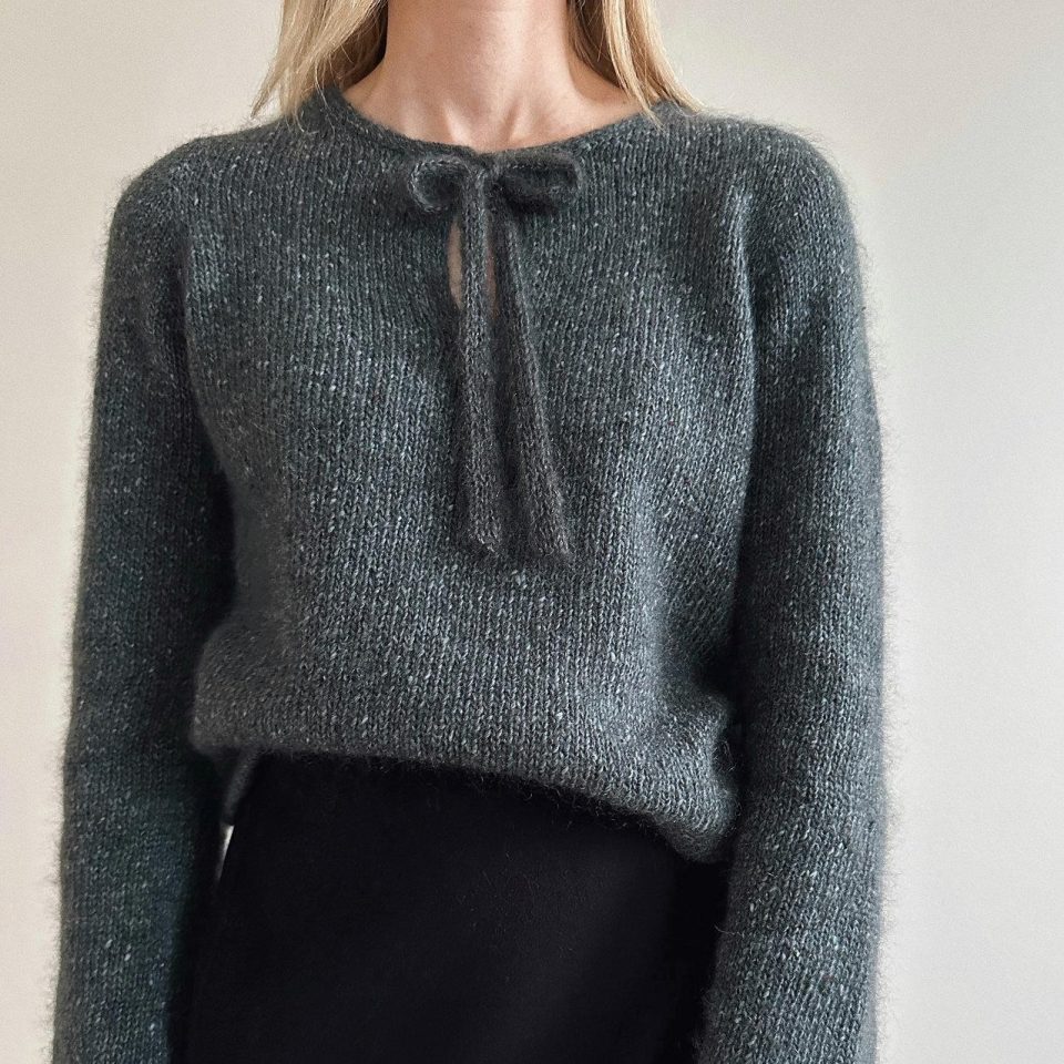джемпер obsidian blouse спицами