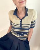 Perfect Little Polo — женское поло спицами в морском стиле Perfect Little Polo спицами